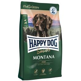 4кг Корм Happy Dog Sensible Montana 21/10 беззерновой, гипоаллергенный для взрослых собак средних и крупных пород с чувствительным пищеварением с Кониной и картофелем
