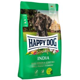 10кг Корм Happy Dog Sensible India беззерновой, вегетарианский, гипоаллергенный для взрослых собак средних и крупных пород с чувствительным пищеварением с Рисом, горохом и куркумой
