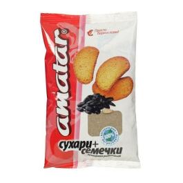 Прикормка AMATAR Сухари, Семечки, 0,75кг