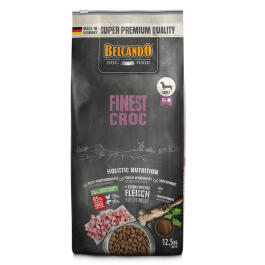 12,5кг Корм Belcando Finest Croc полнорационный для взрослых собак мелких и средних пород с Уткой и печенью