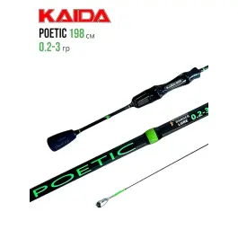 Спиннинг Kaida POETIC штекерный 1,98м 0,2-3гр