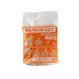 Наполнитель древесный "Белый кот" Фруктовый микс, 5л