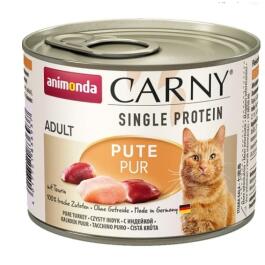 200гр Консервы Animonda Carny Adult Single Protein для взрослых кошек с Индейкой