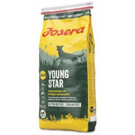 12,5кг Корм Josera YoungStar (Junior 25/13) беззерновой корм для щенков и молодых собак с мясом домашней Птицы 28% и картофелем
