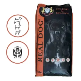 20кг Корм Cennamo REAL DOG ADULT SALMON для взрослых собак всех пород с Лососем и рисом