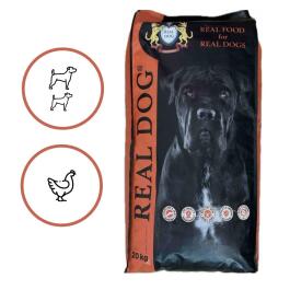 20кг Корм Cennamo REAL DOG ADULT CHICKEN & RICE для взрослых собак средних и крупных пород с Курицей и индейкой