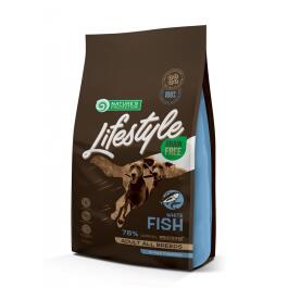 1,5кг Корм Nature's Protection NP Lifestyle Grаin Free White Fish беззерновой для собак всех пород с белой рыбой