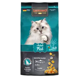 1,8кг Корм Leonardo Adult Fish для взрослых кошек от 1 года с Рыбой
