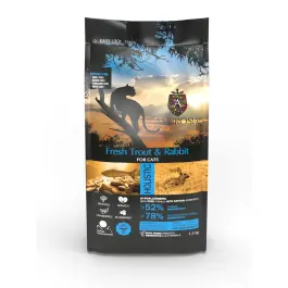 1,5кг Корм U/ACTR Ambrosia GF для стерилизованных кошек, свежая Форель и кролик