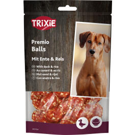 80гр Лакомство "TRIXIE PREMIO" для собак, шарики из утиного мяса с рисом