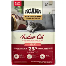 1,8кг Корм ACANA INDOOR CAT беззерновой для кошек с Курицей и Рыбой