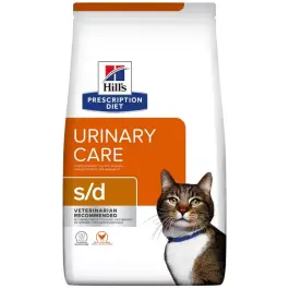 3кг Корм Hill's PD s/d Urinary Care для кошек при профилактике мочекаменной болезни, с Курицей