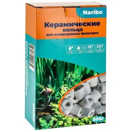 Керамические кольца Naribo для аквариумных фильтров, 500гр