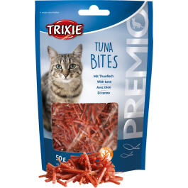 50гр Лакомство "TRIXIE PREMIO" для кошек, соломка из Тунца, без глютена