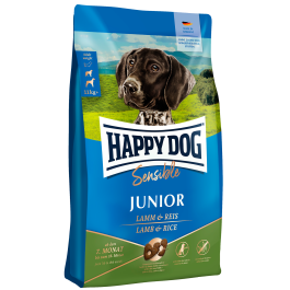 4кг Корм Happy Dog Sensible Junior Lamm & Reis для щенков крупных и средних пород от 7 до 18 месяцев с Ягнёнком и рисом