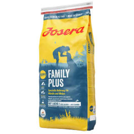 12,5кг Корм Josera Family Plus (Reproduction/puppy 30/22) полнорационный корм для беременных и кормящих собак, а также для щенков с Птицей
