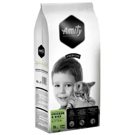 Корм в развес Amity Premium Kitten Chicken & Rice для котят c Kурицей и Рисом, 1кг