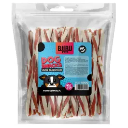 Лакомство в развес BUBU PETS для собак Сэндвич с Ягненком и Треской, 1кг