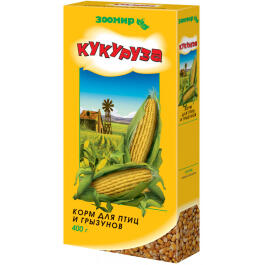 400гр Корм ЗООМИР "Кукуруза" для птиц и грызунов