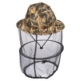 Панама-накомарник HUNTSMAN с кольцами Антигнус, Камыш