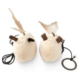 Набор игрушек Pet Toy для кошек Мышка на резинке, 2шт 7,5см