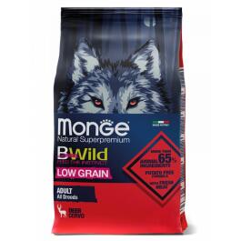 Корм в развес Monge Dog BWild Low Grain Adult Deer низкозерновой для взрослых собак всех пород с Олениной, 1кг