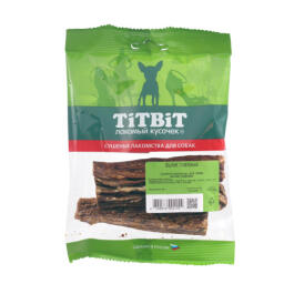 Лакомство TITBIT Вымя говяжье для собак, мягкая упаковка