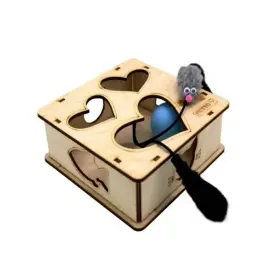 Игровая платформа GoSi для кошек "Квадрат"-S с шариком и игрушкой