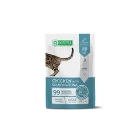100гр Корм Nature's Protection NP Weight Control для поддержание веса кошек с Курицей, Лососем и Тунцом