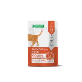 100гр Корм Nature's Protection NP Sterilized  для стерилизованных кошек с Лососем и Травами