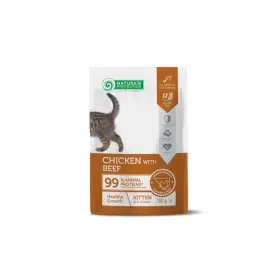 100гр Корм Nature's Protection NP Kitten Healthy Growth для котят с Курицей и Говядиной