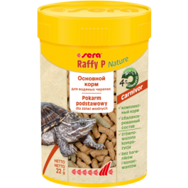 Корм палочки Sera для водных черепах "Raffy P", 22гр