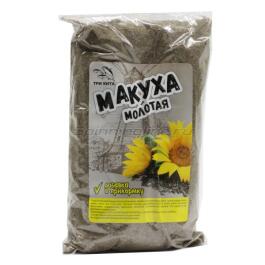 Жмых подсолнечника Три кита макуха молотая Конопля, 500гр