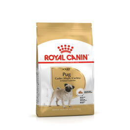1,5кг Корм ROYAL CANIN Pug Adult для взрослых собак породы Мопс от 10 месяцев