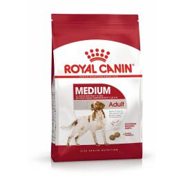 15кг Корм ROYAL CANIN Medium Adult для взрослых собак средних пород от 12 месяцев