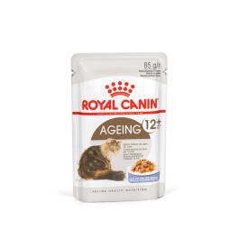 85г Влажный корм ROYAL CANIN Ageing +12 для взрослых кошек старше 12 лет, в желе (пауч)