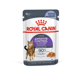 85г Влажный корм ROYAL CANIN Sterilised Appetite Control для взрослых стерилизованных кошек, склонных к выпрашиванию еды, в желе (пауч)