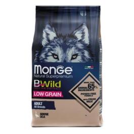 15кг Корм Monge Dog BWild Low Grain Adult Goose низкозерновой для взрослых собак всех пород с Гусем