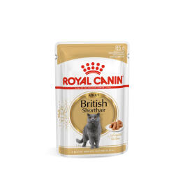 85г Влажный корм ROYAL CANIN British Shorthair Adult для взрослых Британских короткошерстных кошек, в соусе (пауч)