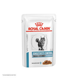 85гр Влажный корм ROYAL CANIN Sensitivity Control диета для взрослых кошек с чувствительным пищеварением, с курицей и рисом,в соусе (пауч)