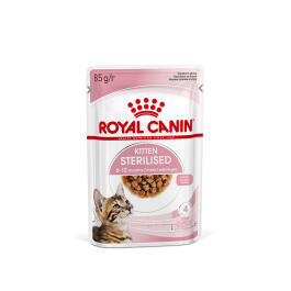 85гр Влажный корм ROYAL CANIN Kitten Sterilised для стерилизованных котят с 6 до 12 месяцев, в соусе (пауч)