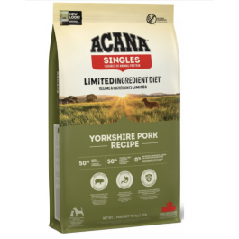 11,4кг Корм ACANA DOG YORKSHIRE PORK беззерновой для взрослых собак и щенков со Cвининой