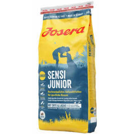 0,9кг Корм Josera SensiJunior для всех чувствительных и спортивных молодых собак от 3 недель со вкусом Утки и Сёмги
