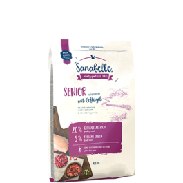 10кг Корм Sanabelle Senior Poultry для пожилых кошек с Птицей