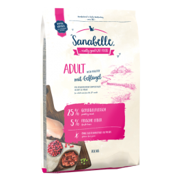 10кг Корм Sanabelle Adult with Poultry для взрослых кошек с Птицей