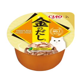 70гр Консерва INABA Kinnodashi cup для кошек с Курицей и тунцом