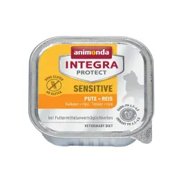 100гр Консервы Animonda Integra Protect Sensitive диета для кошек с пищевой непереносимостью с Индейкой и рисом