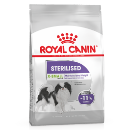 0,5кг Корм ROYAL CANIN X-Small Sterilised для взрослых стерилизованных собак миниатюрных пород, склонных к набору веса