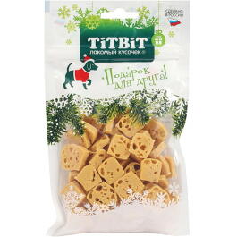Лакомство TiTBiT  для собак Сырная нарезка, 90гр