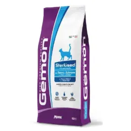 2кг Gemon Cat Sterilized Complete TUNA / SALMON Корм для стерилизованных взрослых кошек с тунцом и лососем